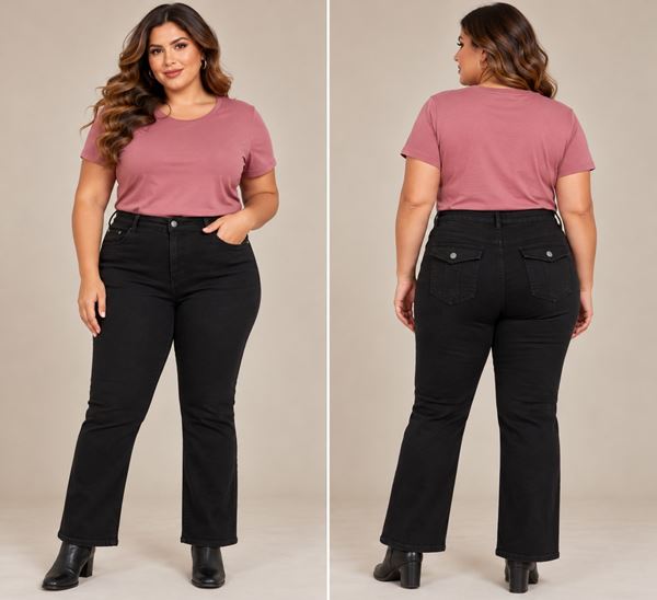 Picture of WIDE LEG JEANS STRETCH